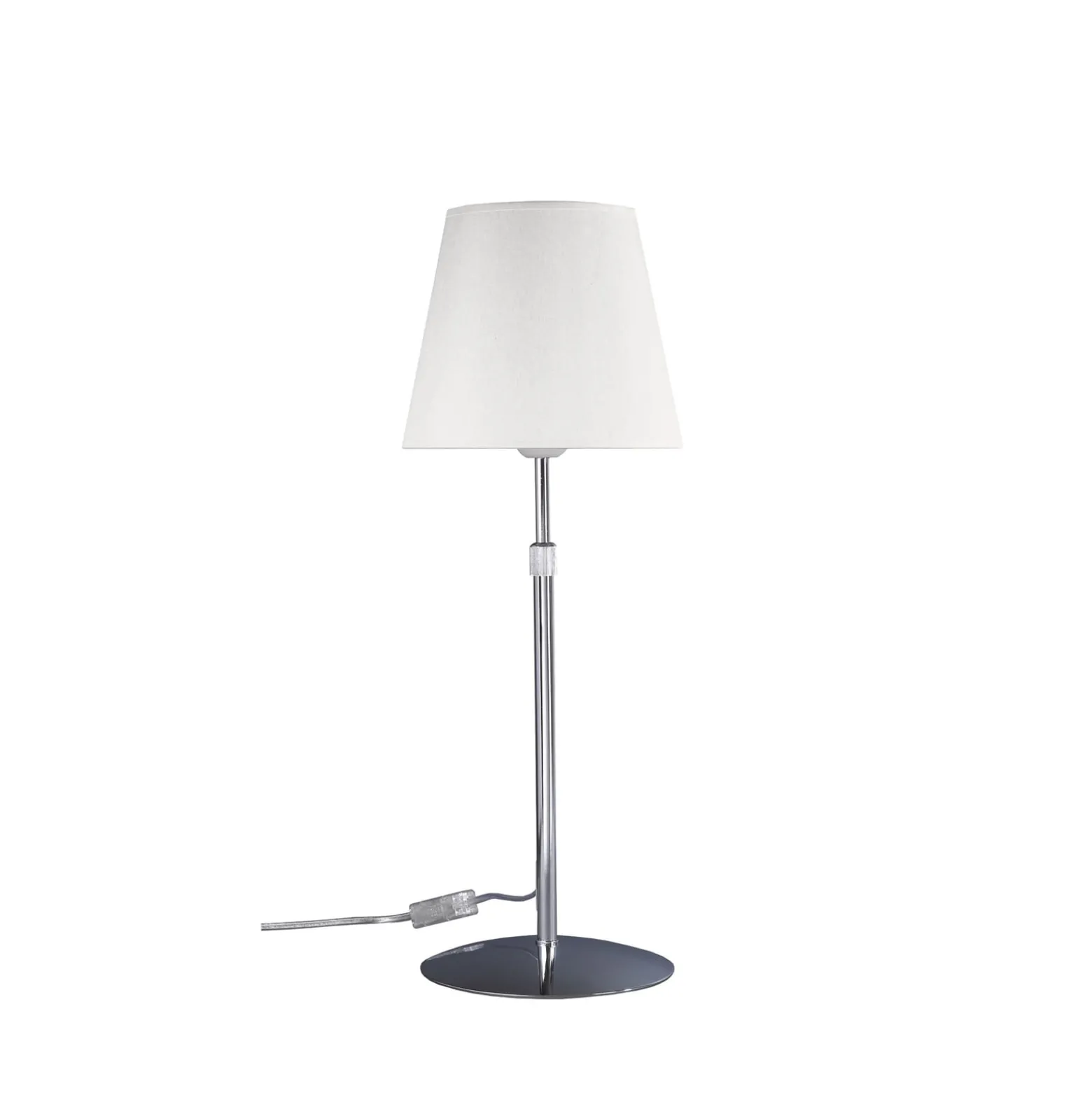Aluminor Store Tischlampe, chrom/weiß