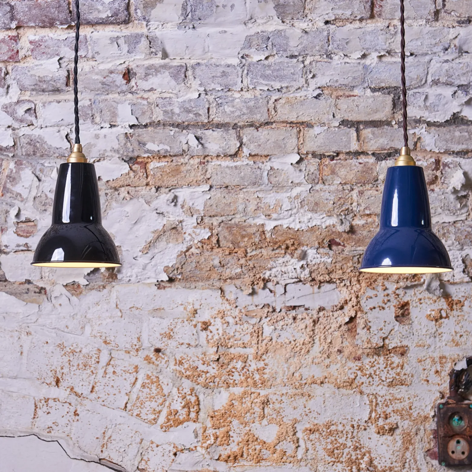 Anglepoise Original 1227 Brass Hänge tintenblau