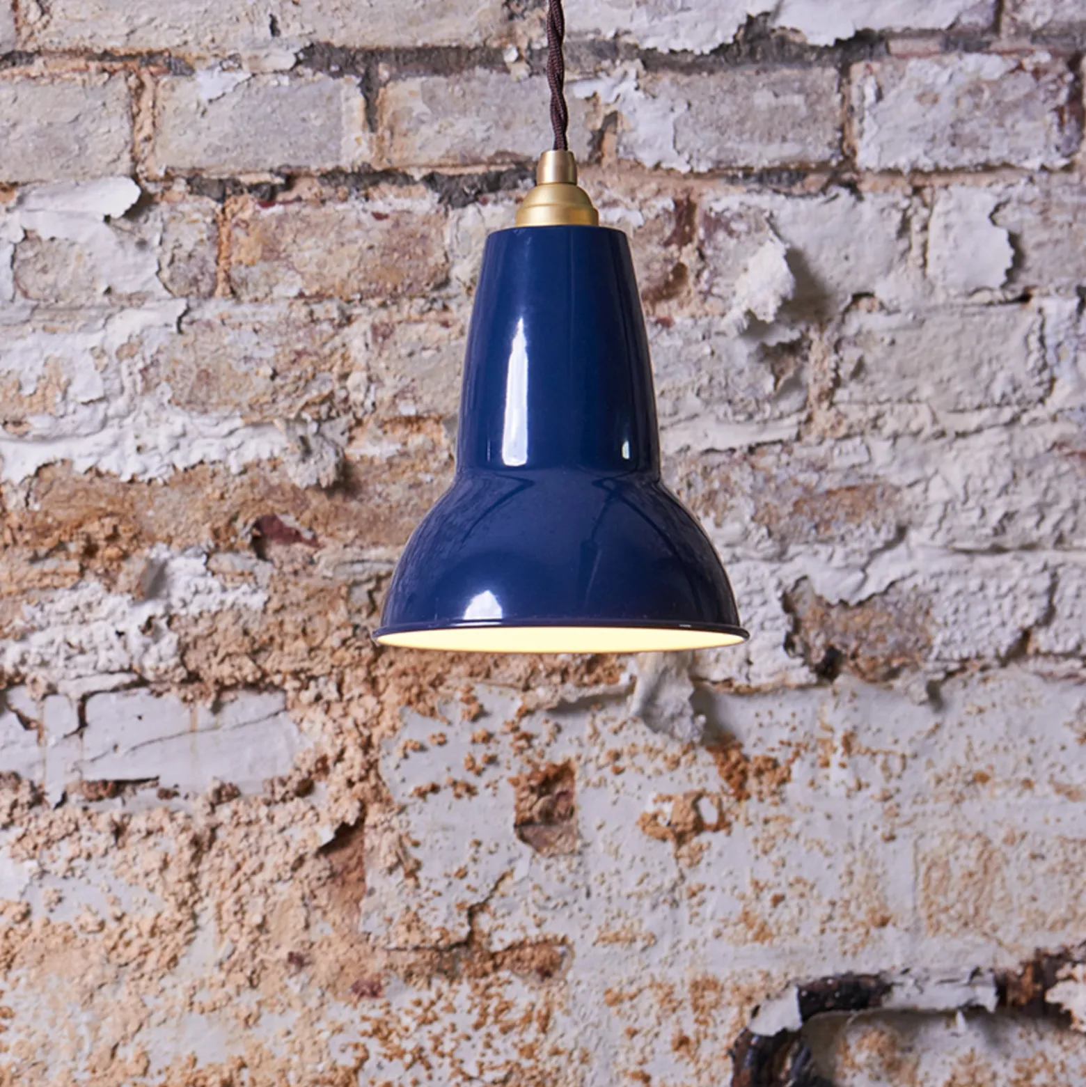 Anglepoise Original 1227 Brass Hänge tintenblau