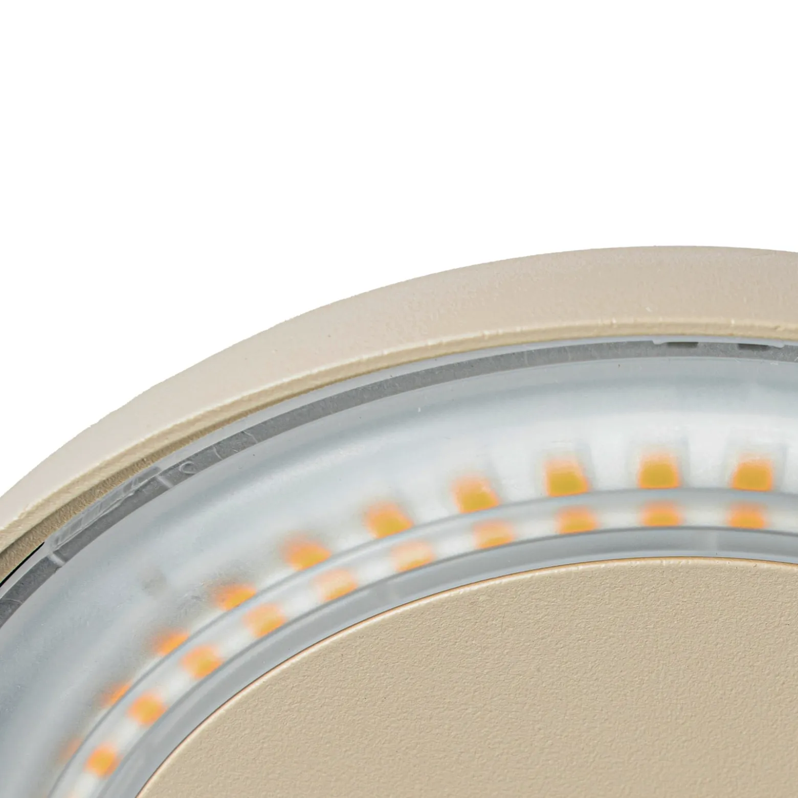 Arcchio LED-Akkutischleuchte Thenra, beige, Wandhalterung