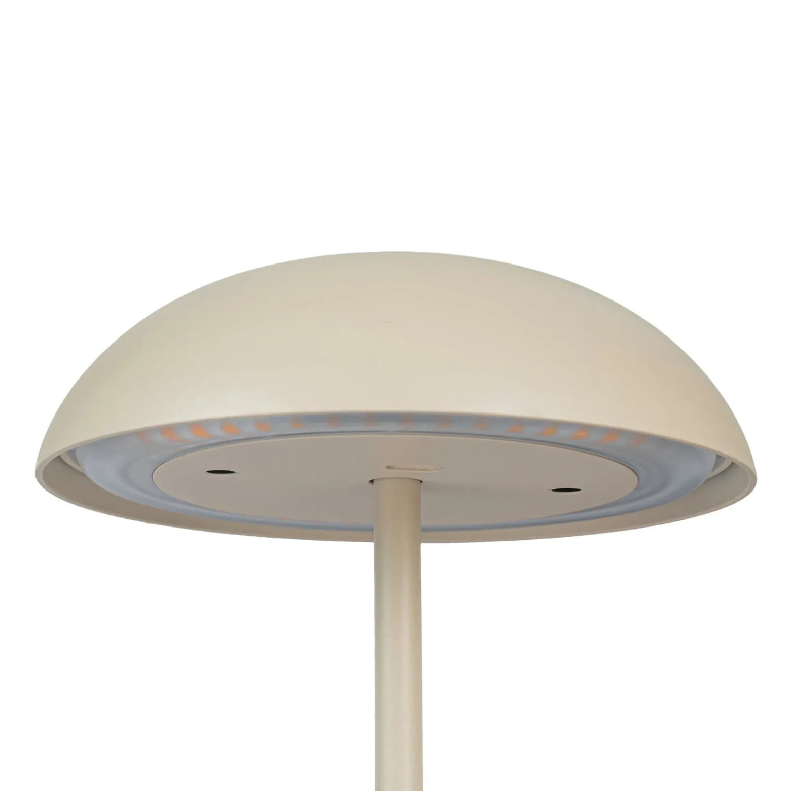 Arcchio LED-Akkutischleuchte Thenra, beige, Wandhalterung