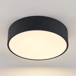 Arcchio LED-Deckenlampe Noabelle, Ø 40 cm, schwarz, Metall