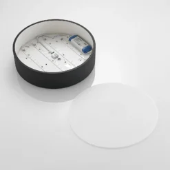 Arcchio LED-Deckenlampe Noabelle, Ø 40 cm, schwarz, Metall