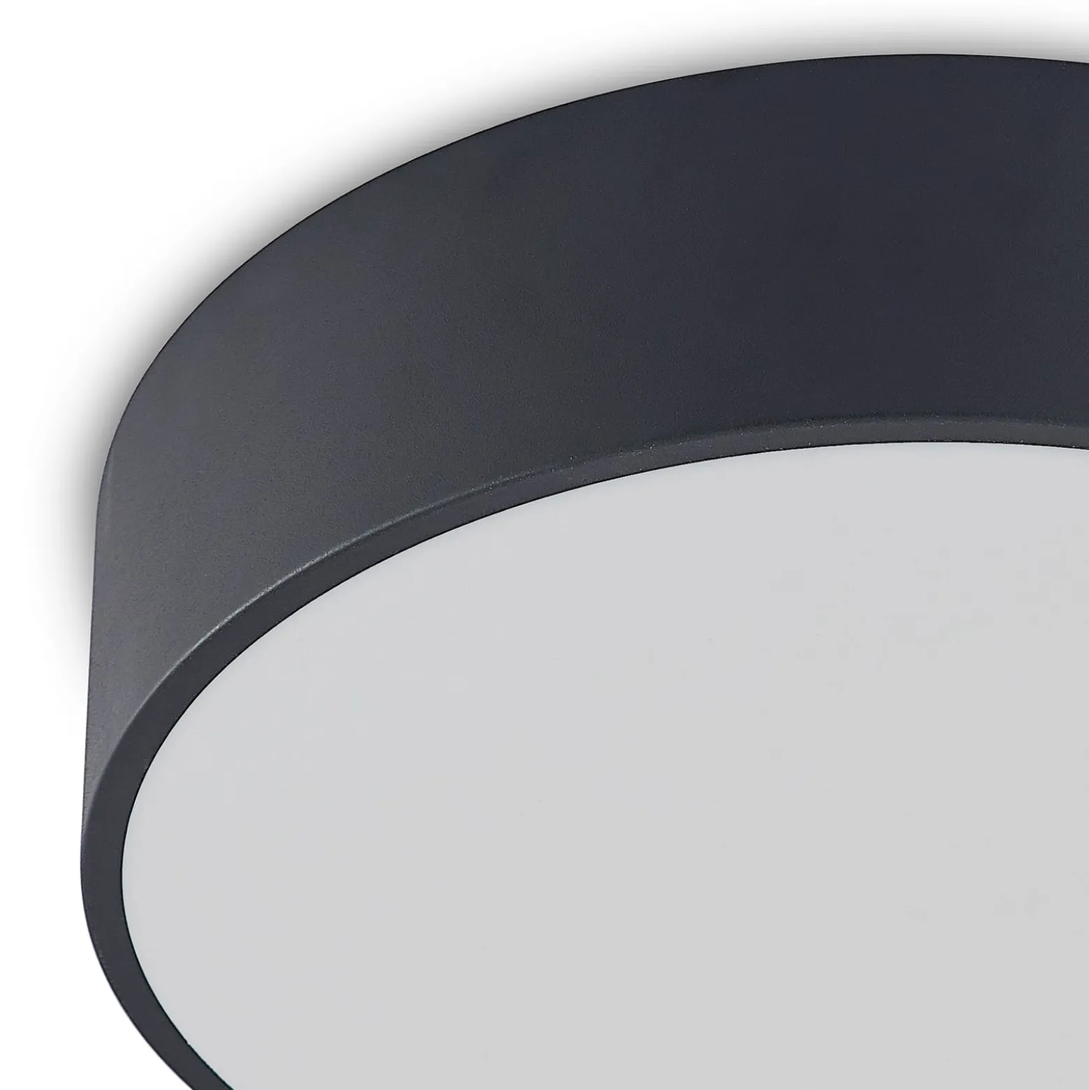 Arcchio LED-Deckenlampe Noabelle, Ø 40 cm, schwarz, Metall