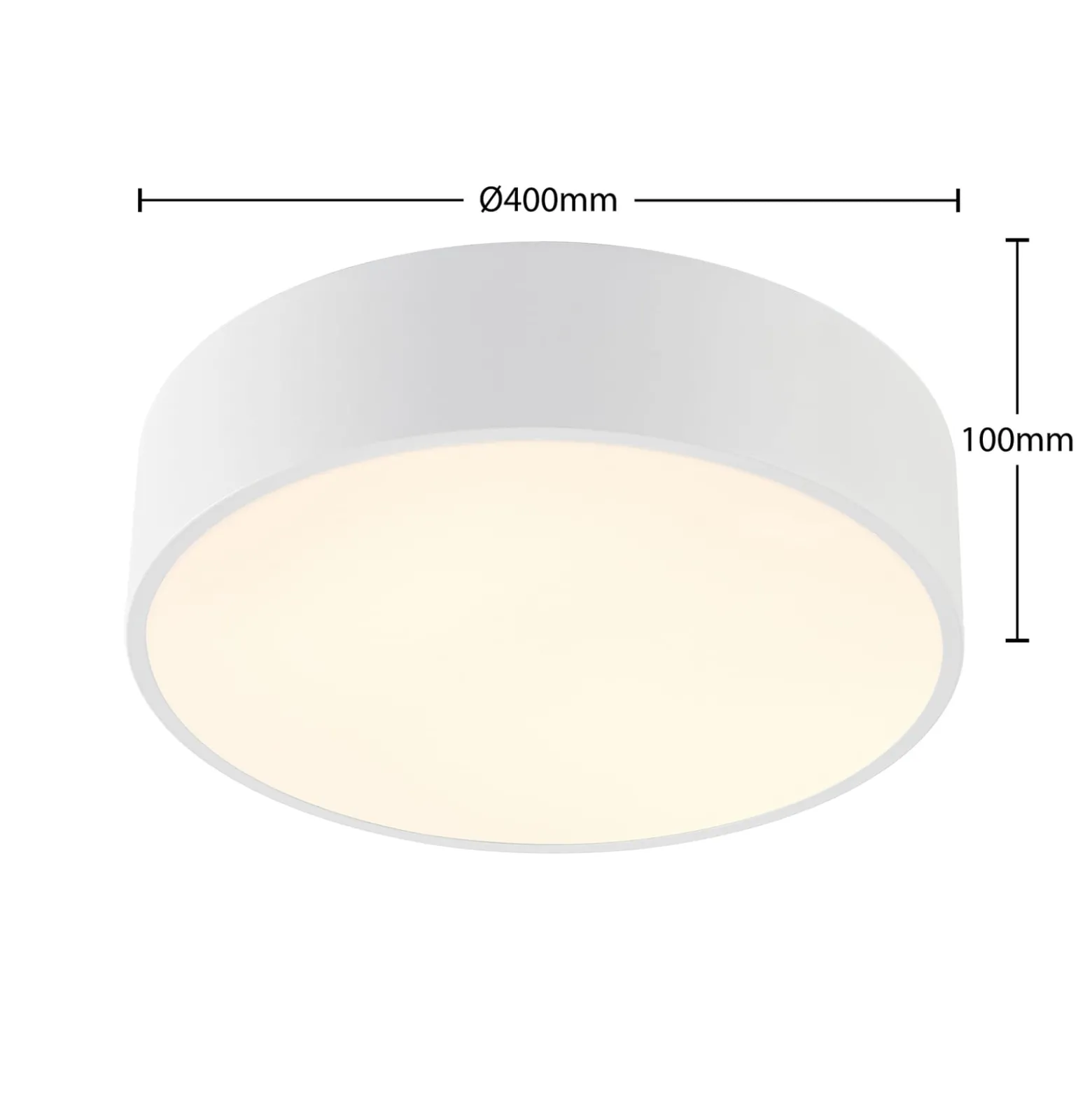 Arcchio LED-Deckenlampe Noabelle, Ø 40 cm, weiß, Metall