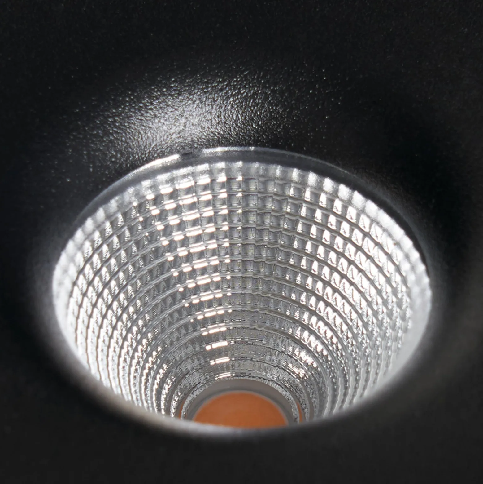 Arcchio LED-Deckenlampe Rotari, schwarz, Metall, Ø 12cm