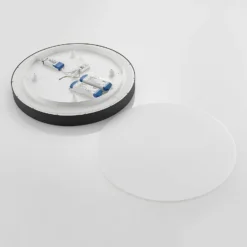 Arcchio LED-Deckenlampe Vanida, schwarz, Ø 60 cm, up/down
