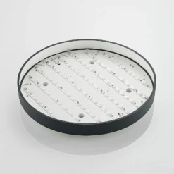 Arcchio LED-Deckenlampe Vanida, schwarz, Ø 60 cm, up/down