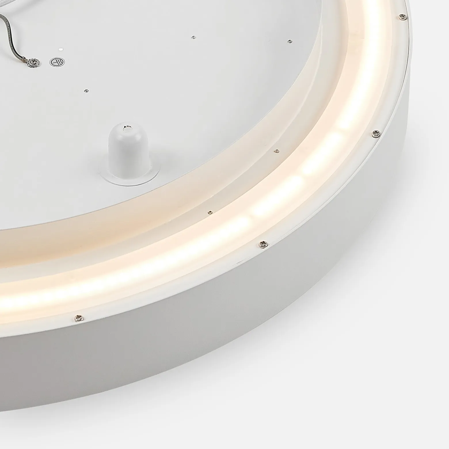 Arcchio LED-Deckenlampe Vanida, weiß, Ø 60 cm, up/down