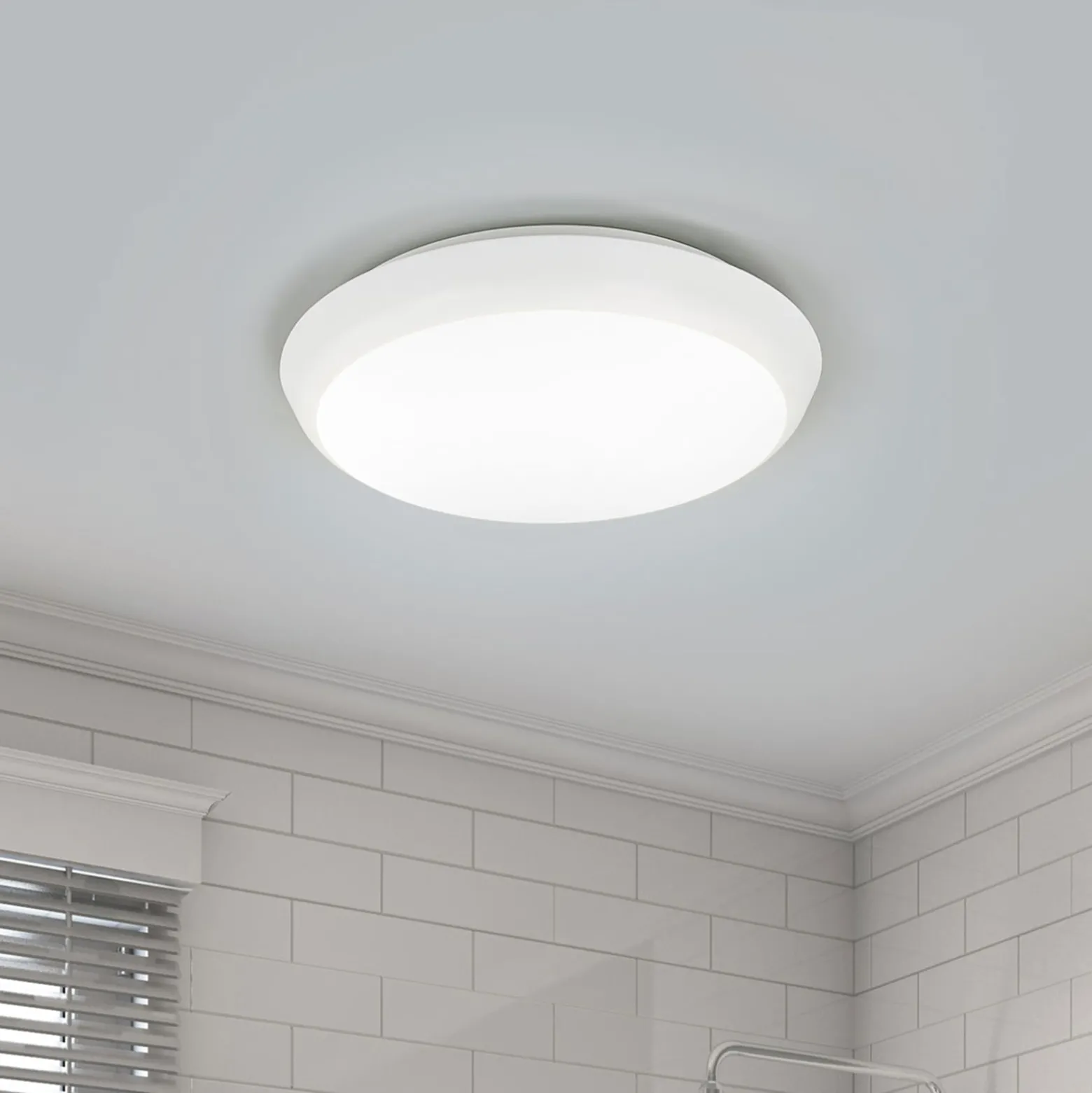 Arcchio LED-Deckenleuchte Augustin, Ø 20 cm, 4.000 K, IP54