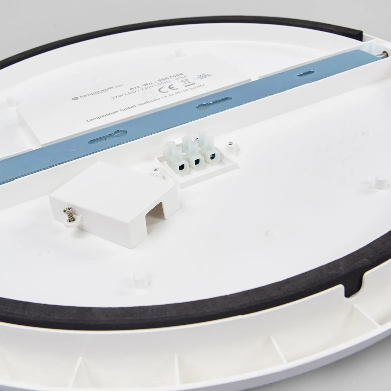 Arcchio LED-Deckenleuchte Augustin, Ø 40 cm, 4.000 K, IP54