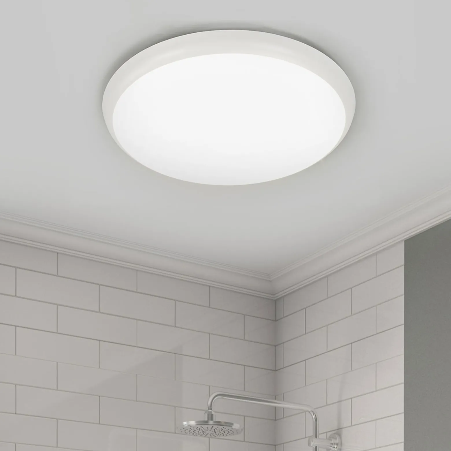 Arcchio LED-Deckenleuchte Augustin, Ø 40 cm, 4.000 K, IP54