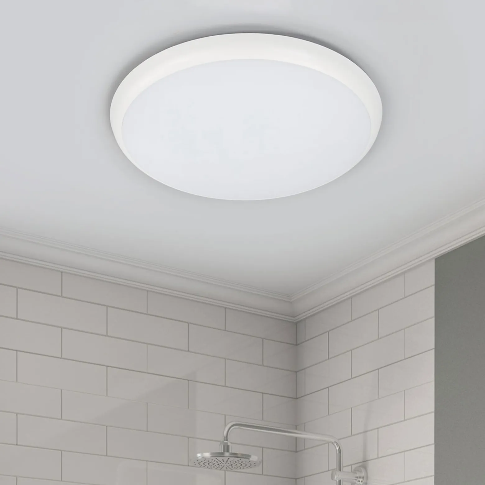 Arcchio LED-Deckenleuchte Augustin, Ø 40 cm, 4.000 K, IP54