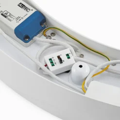 Arcchio LED-Deckenleuchte Sharelyn, Ø 80 cm, weiß, dimmbar