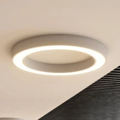 Arcchio LED-Deckenleuchte Sharelyn, Ø 80 cm, weiß, dimmbar
