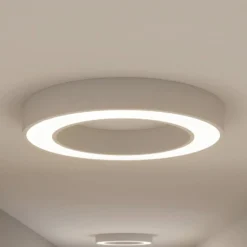 Arcchio LED-Deckenleuchte Sharelyn, Ø 60 cm, weiß, dimmbar
