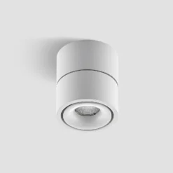 Arcchio LED-Deckenstrahler Rotari, weiß, 1-flg., 681lm