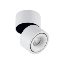 Arcchio LED-Deckenstrahler Rotari, weiß, 1-flg., 681lm