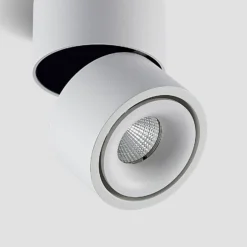 Arcchio LED-Deckenstrahler Rotari, weiß, 1-flg., 681lm