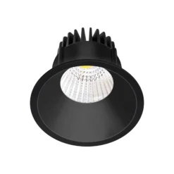 Arcchio LED-Downlight Niria, schwarz, 2.700K