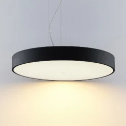 Arcchio LED-Hängelampe Noabelle, Ø 80 cm, schwarz, Metall