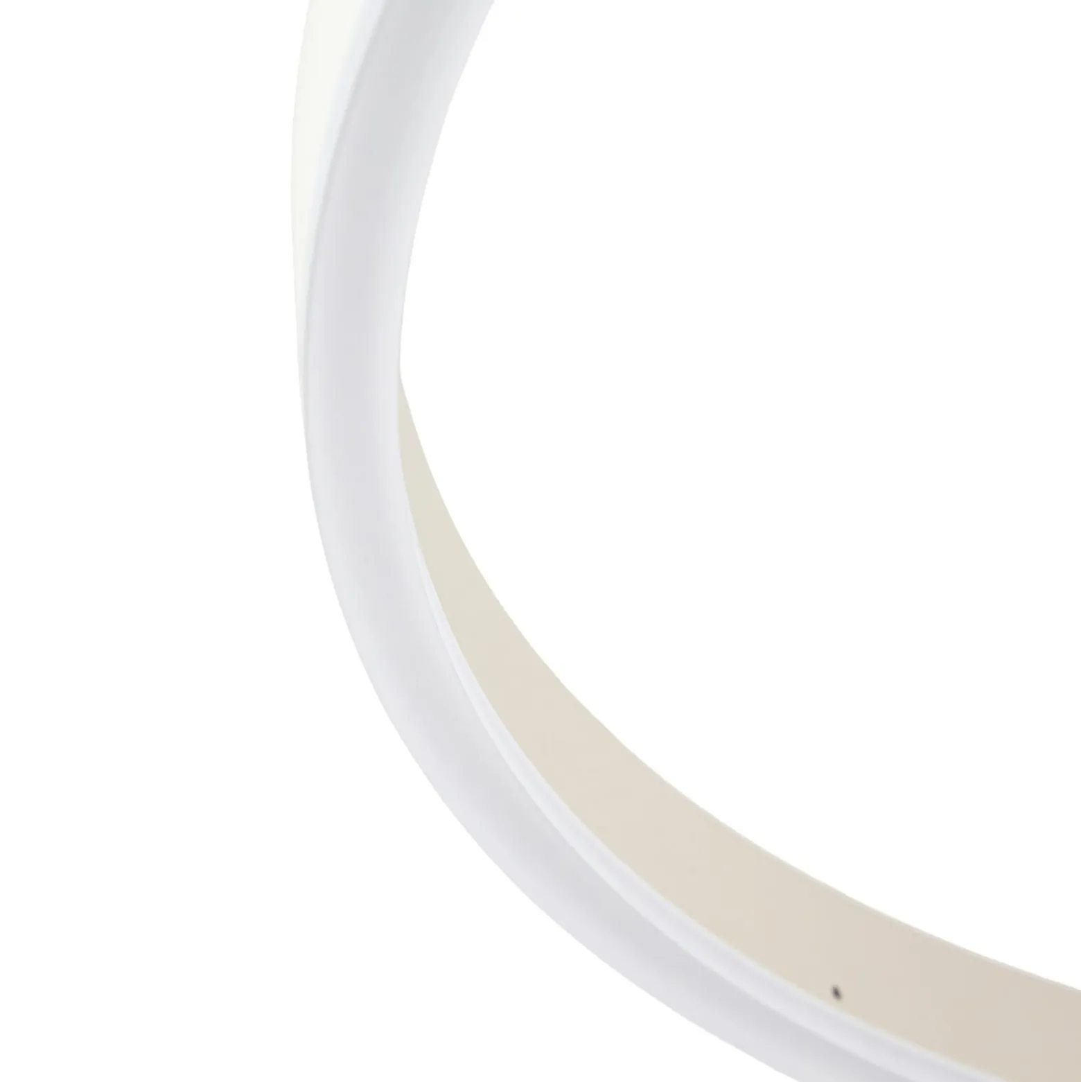 Arcchio LED-Hängeleuchte Albiona, beige, 1 Ring, Ø 80 cm