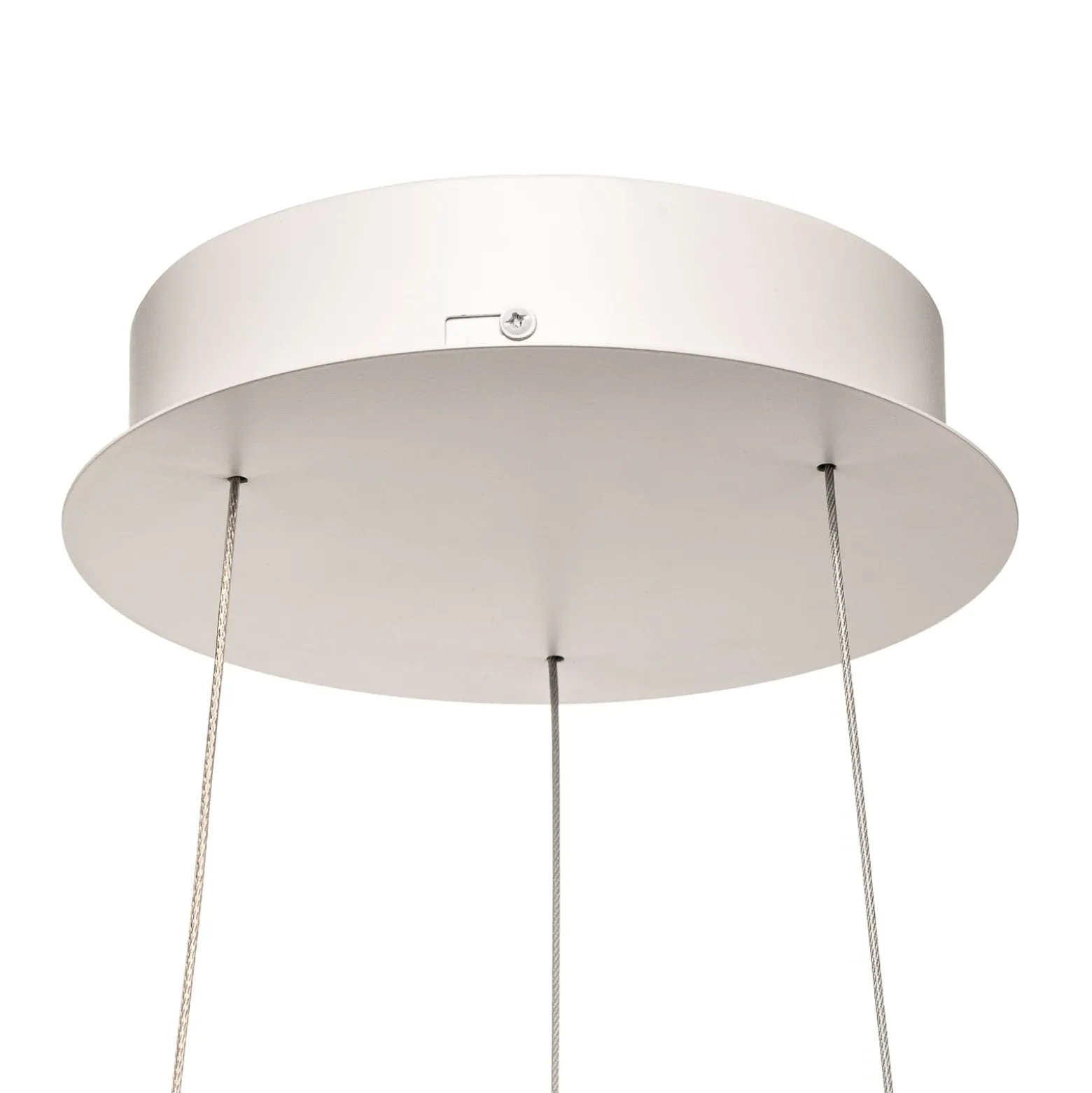 Arcchio LED-Hängeleuchte Albiona, weiß, 1 Ring, Ø 60 cm