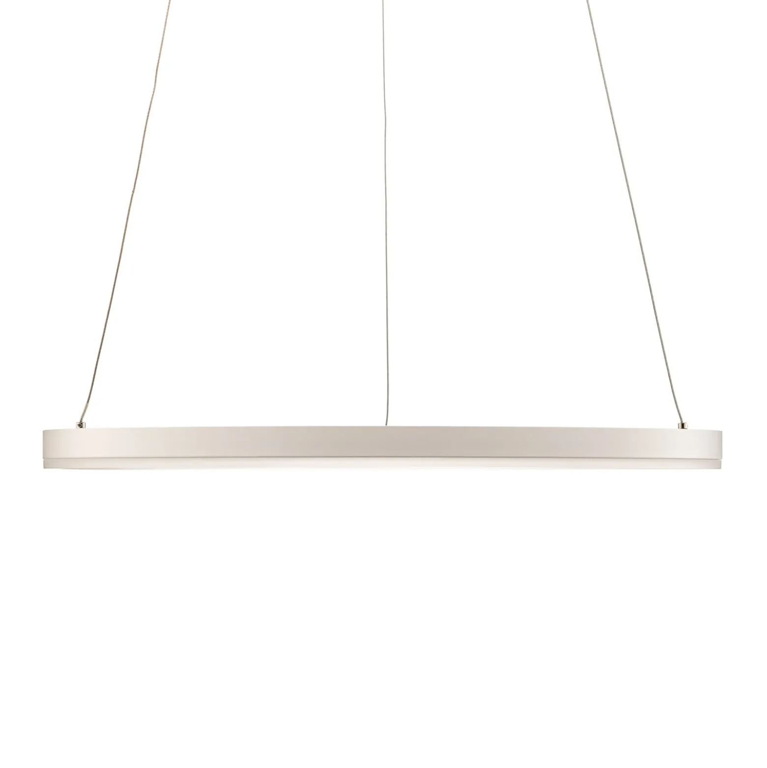 Arcchio LED-Hängeleuchte Albiona, weiß, 1 Ring, Ø 60 cm