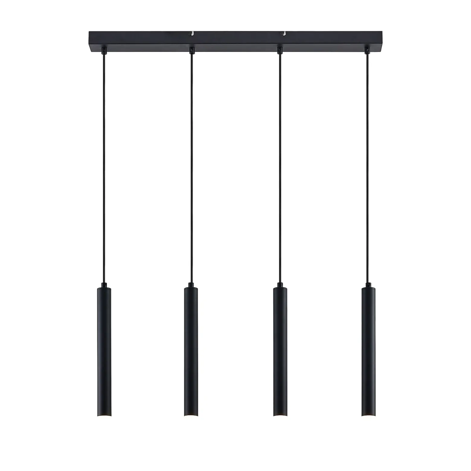 Arcchio LED-Hängeleuchte Kammeron, schwarz, Metall, 80 cm