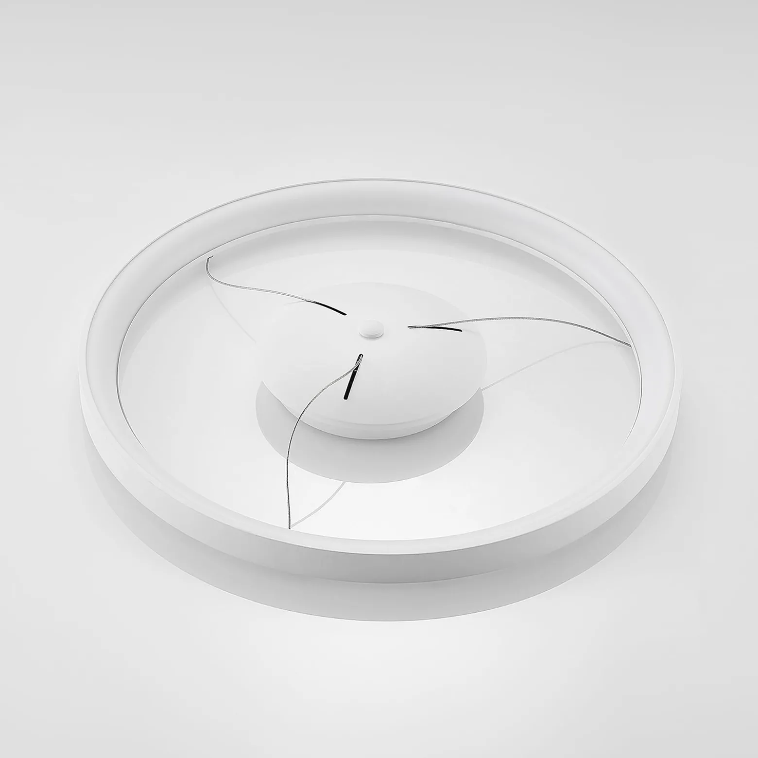 Arcchio LED-Hängeleuchte Vivy, Ø 58 cm, weiß, Metall