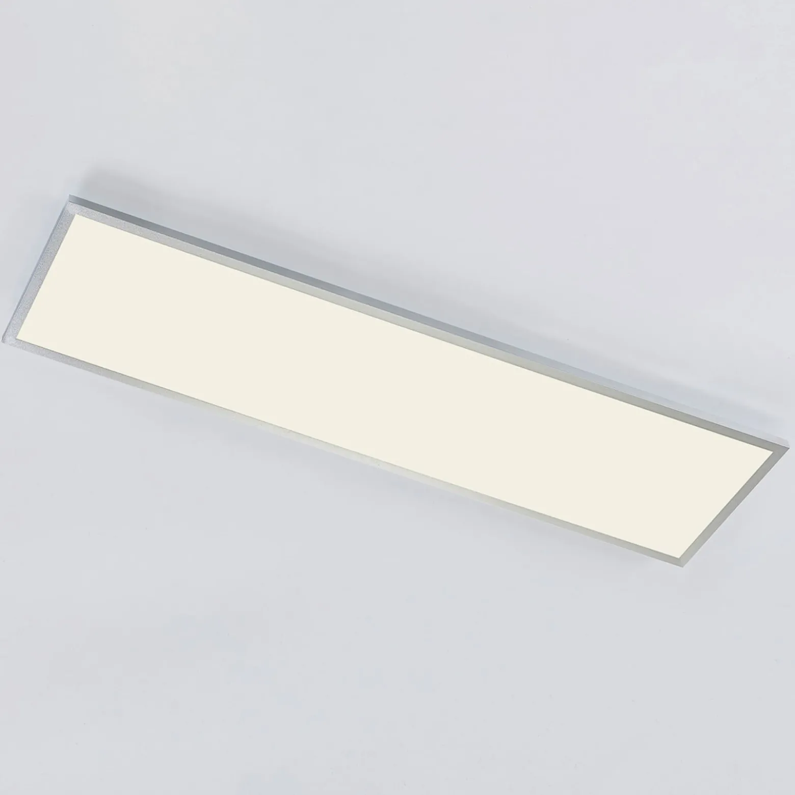 Arcchio LED-Panel Arthur, 120 x 30 cm, silber, 4000 K
