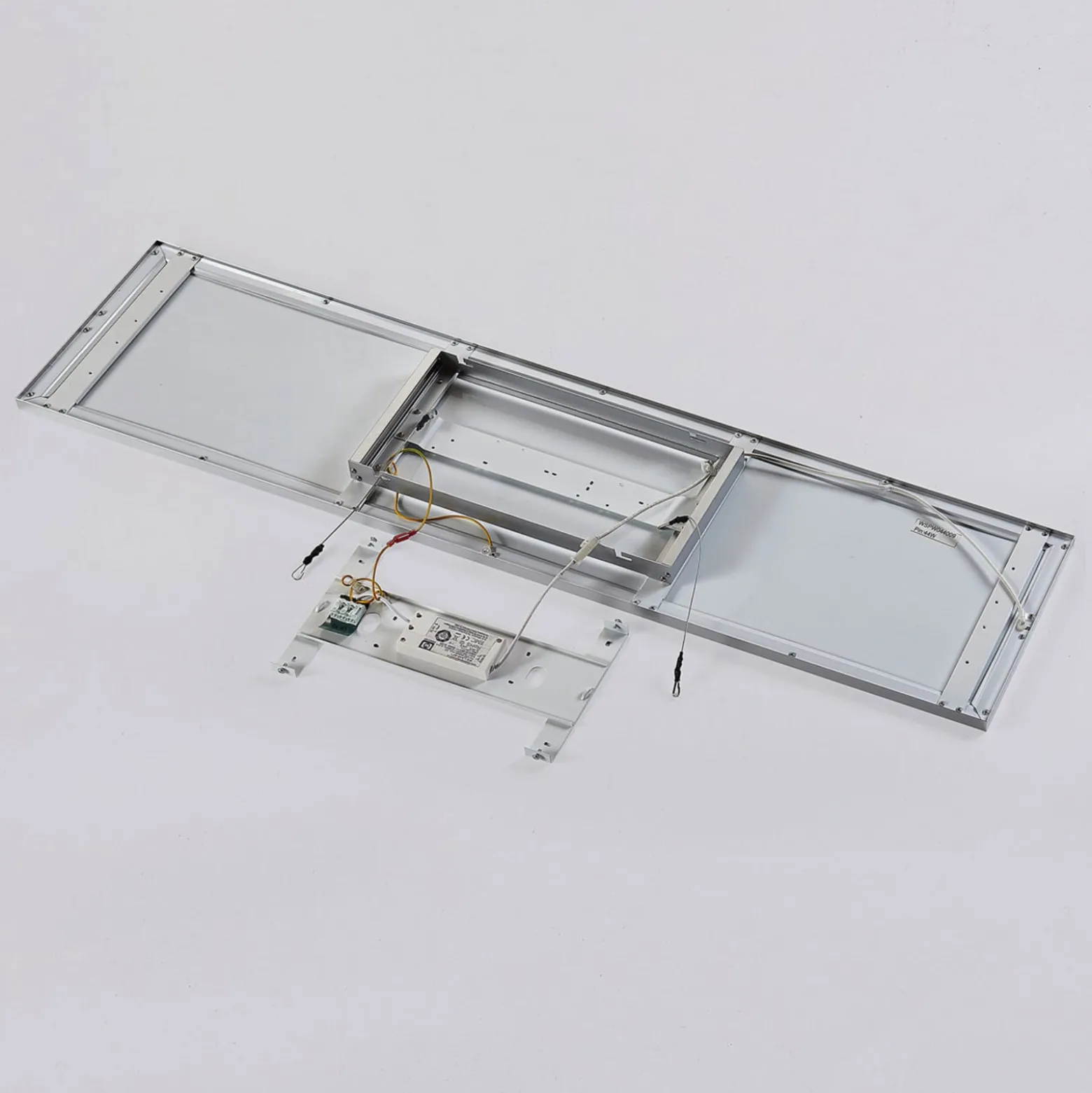 Arcchio LED-Panel Arthur, 120 x 30 cm, silber, 4000 K