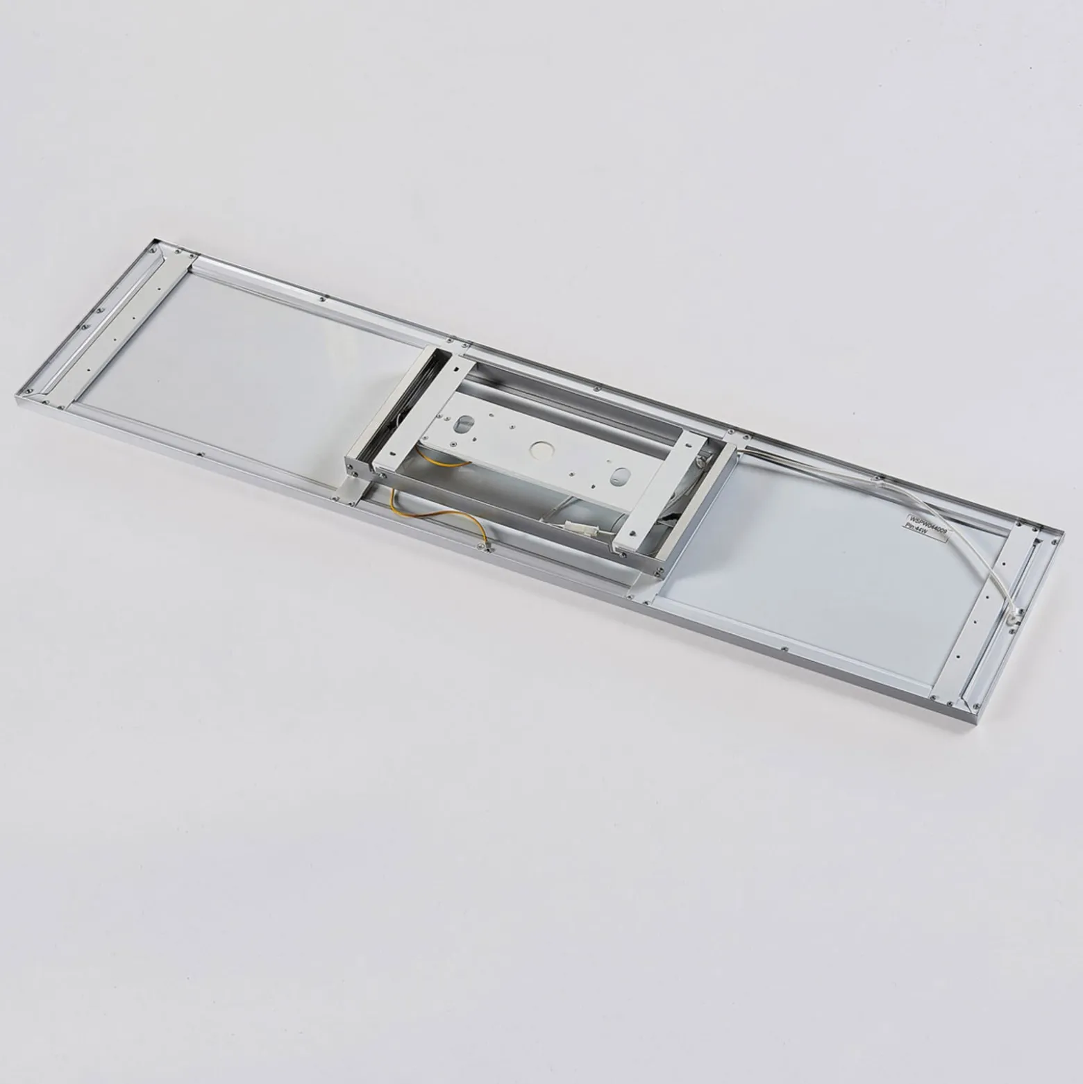 Arcchio LED-Panel Arthur, 120 x 30 cm, silber, 4000 K