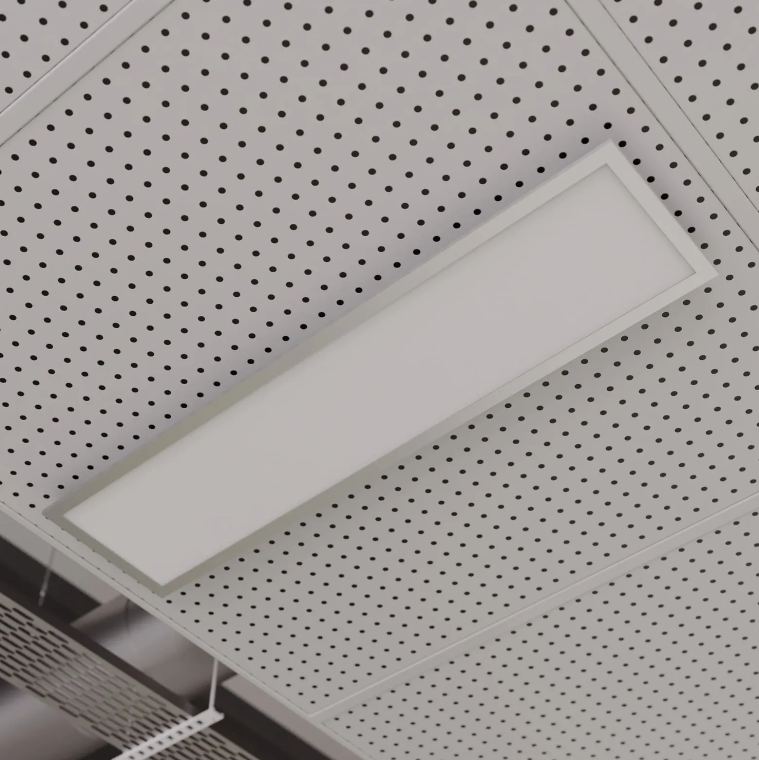 Arcchio LED-Panel Lyndra, 120 cm, silber, Alu, dimmbar, CCT