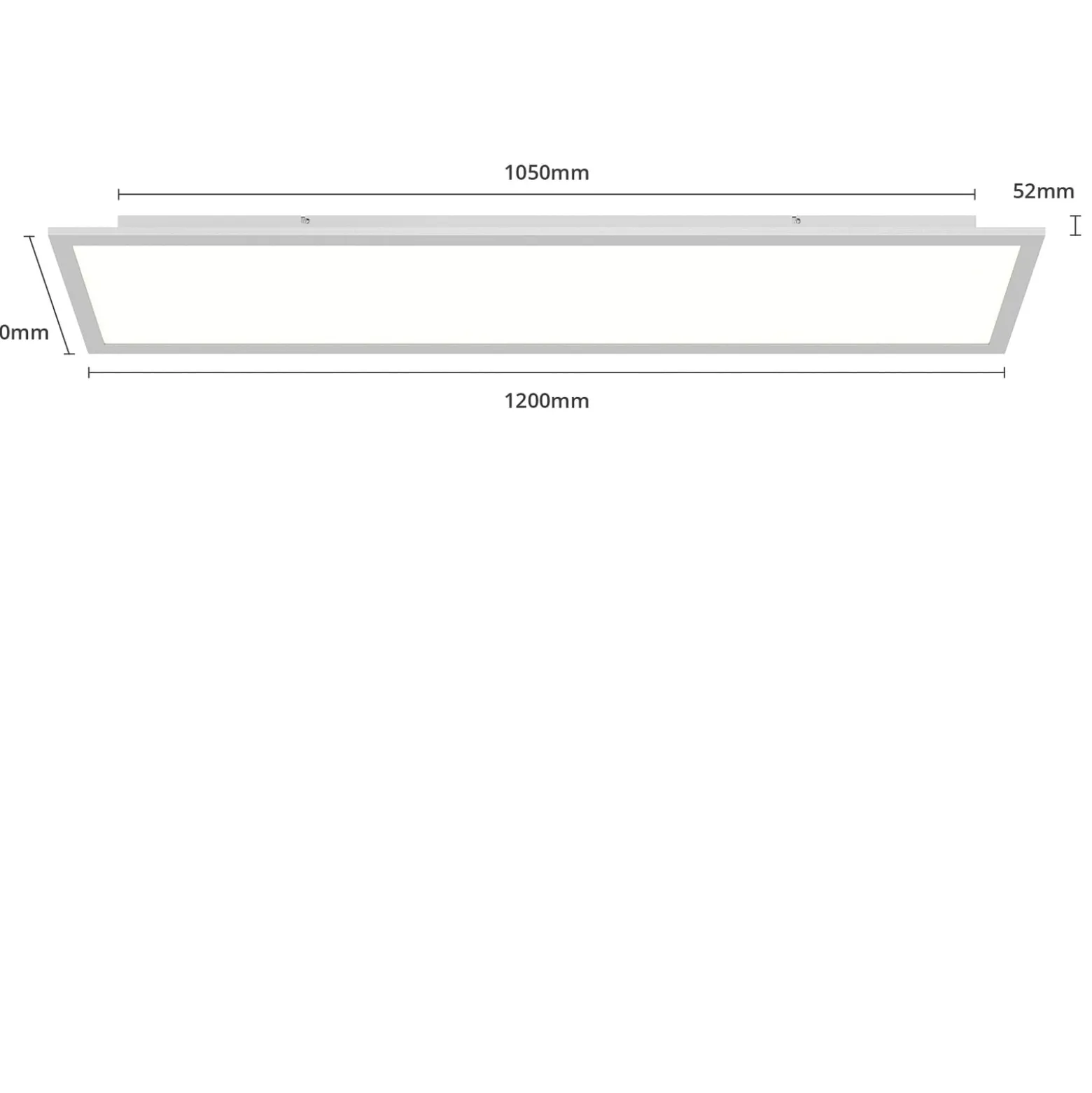 Arcchio LED-Panel Lyndra, 120 cm, silber, Alu, dimmbar, CCT