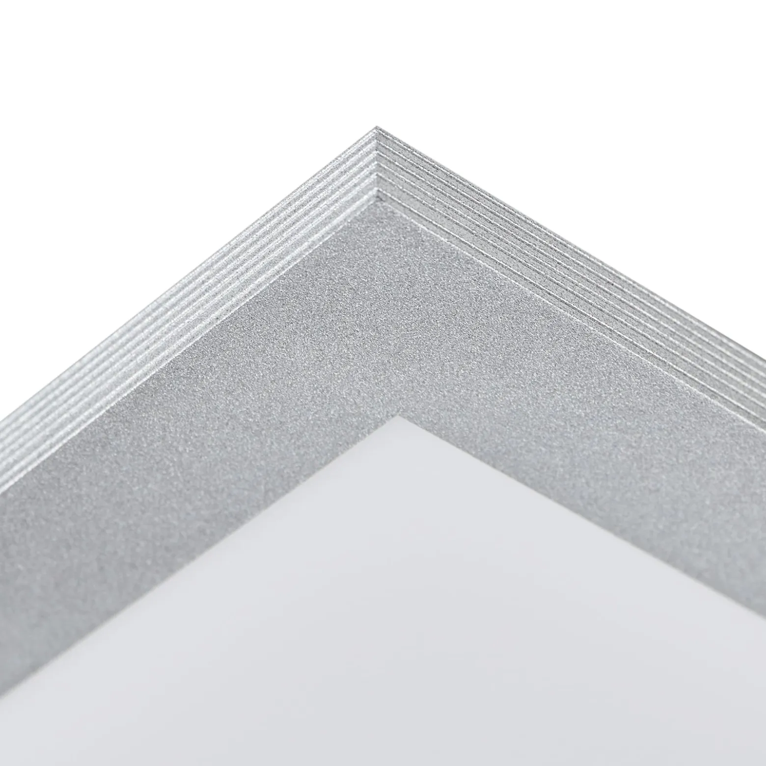 Arcchio LED-Panel Lyndra, 40 cm, silber, Alu, dimmbar, CCT