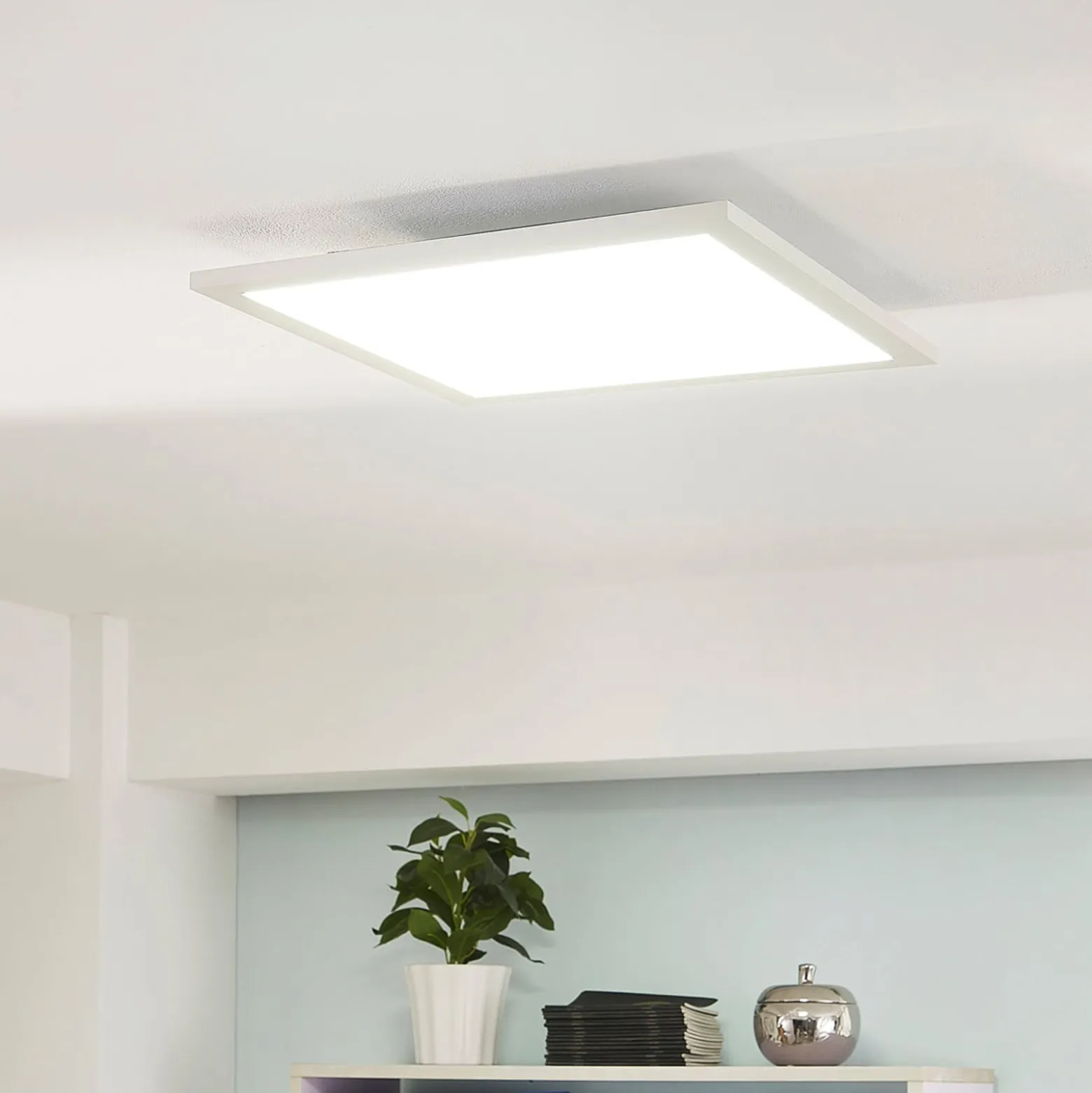 Arcchio LED-Panel Lysander, weiß, 40 x 40 cm, CCT, dimmbar