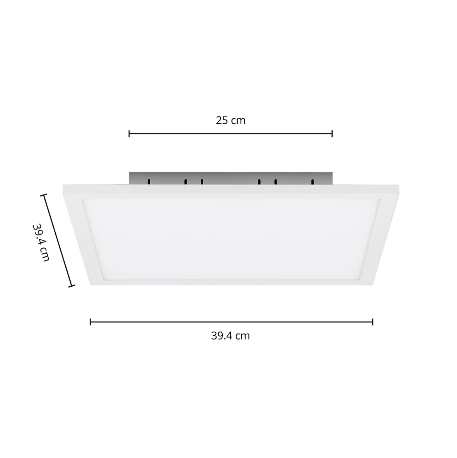 Arcchio LED-Panel Lysander, weiß, 40 x 40 cm, CCT, dimmbar