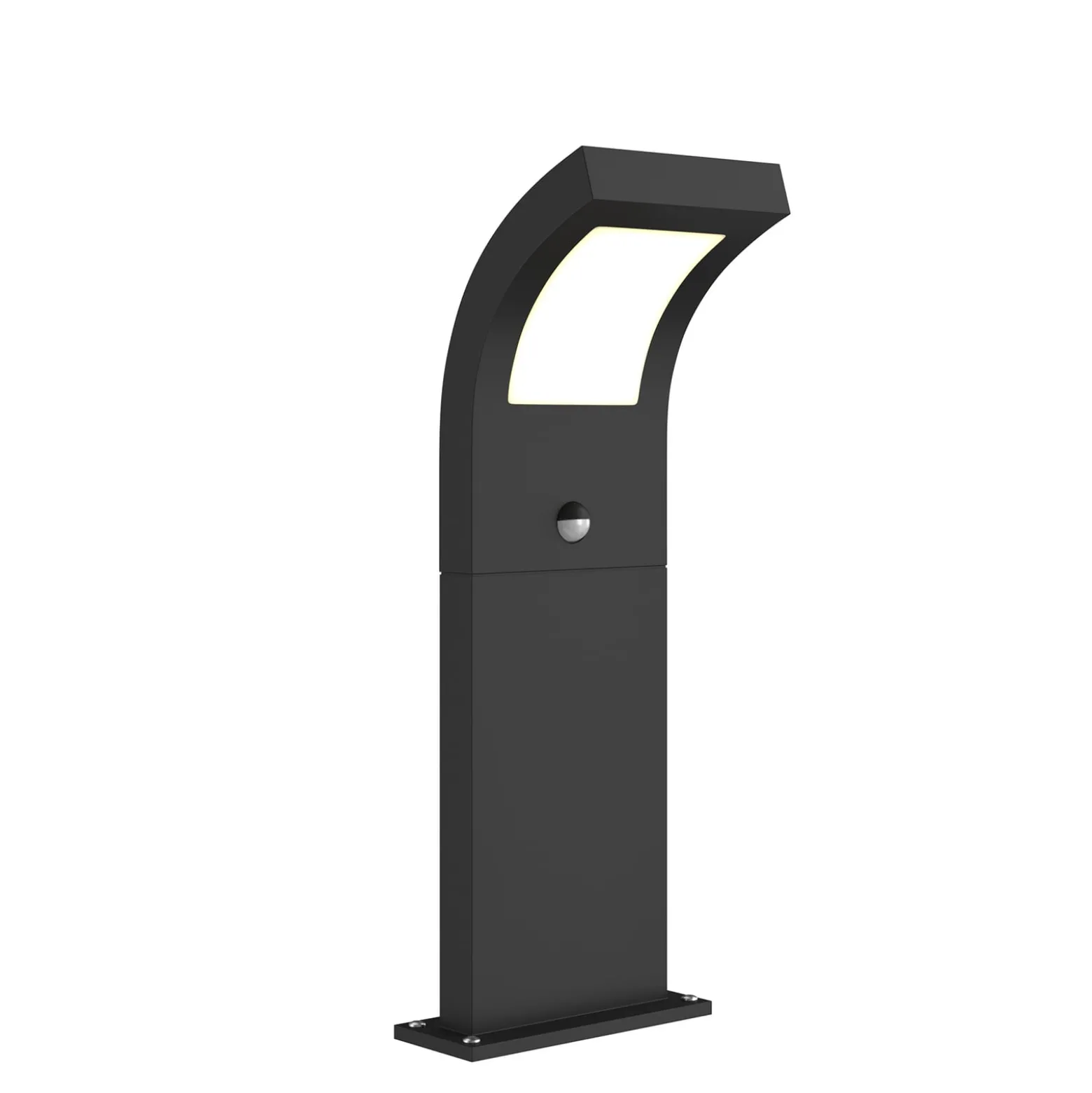 Arcchio LED-Wegelampe Advik, 60 cm, anthrazit, Sensor, IP54