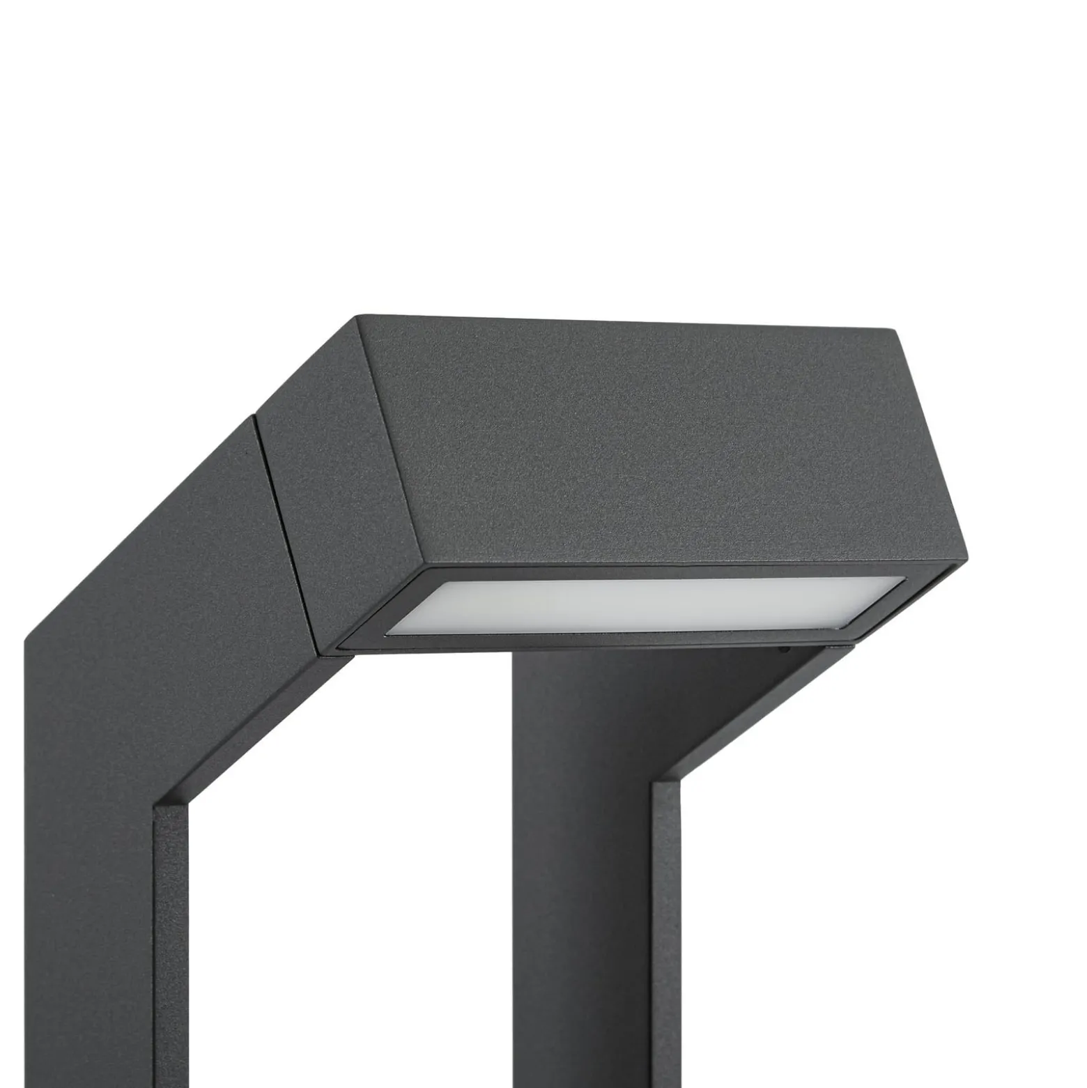 Arcchio LED-Wegeleuchte Kovato, Höhe 95 cm, dunkelgrau, IP65