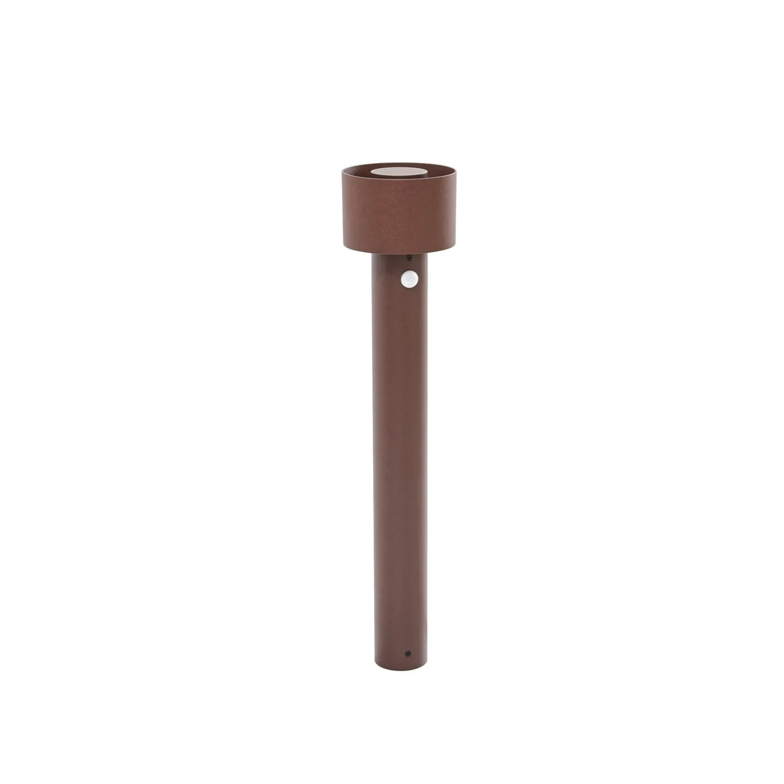 Arcchio LED-Wegeleuchte Milten, 65 cm, Rost, IP65, Sensor