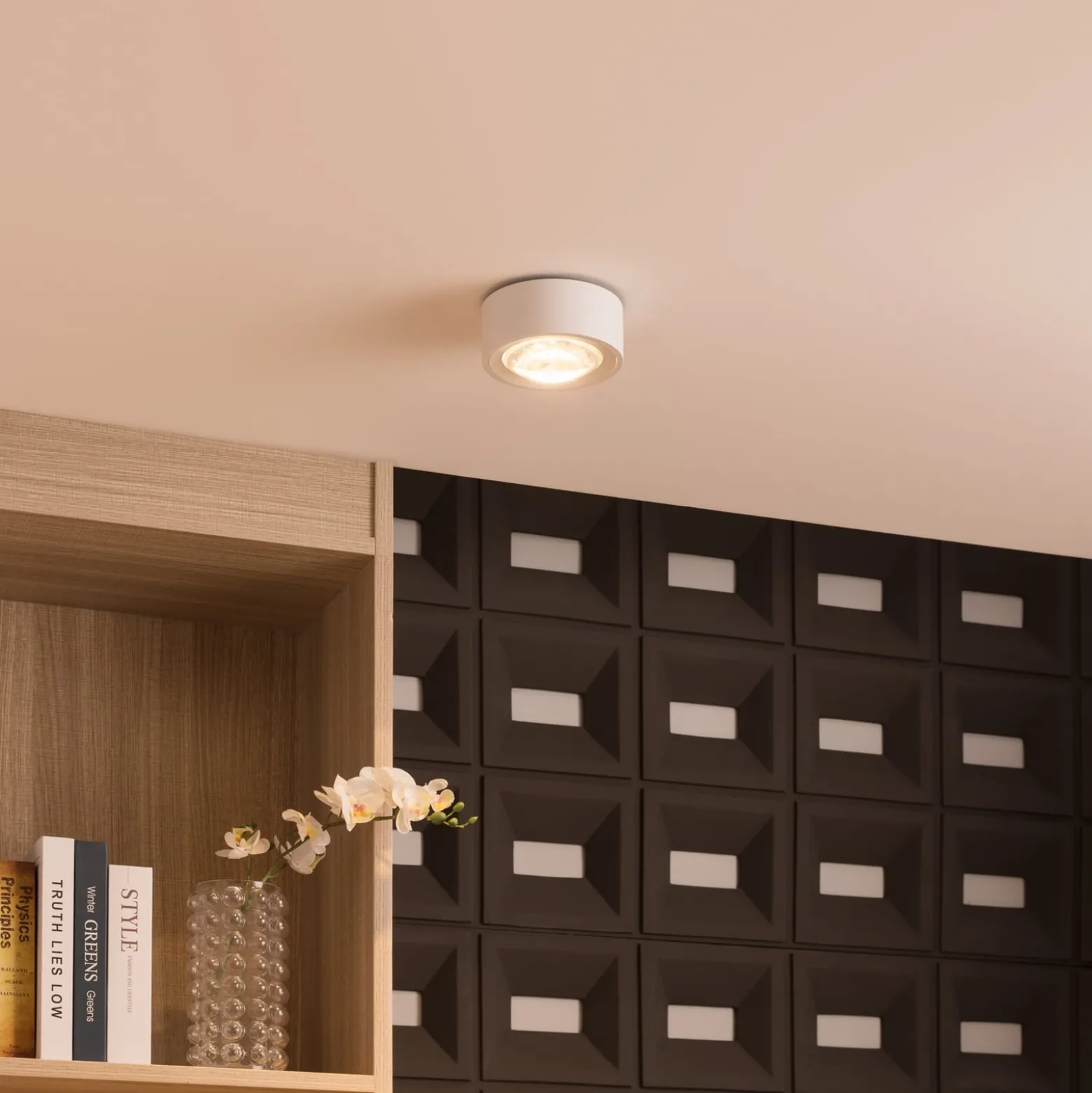 Arcchio Rotari LED-Deckenlampe, Linse, 1-fl. starr