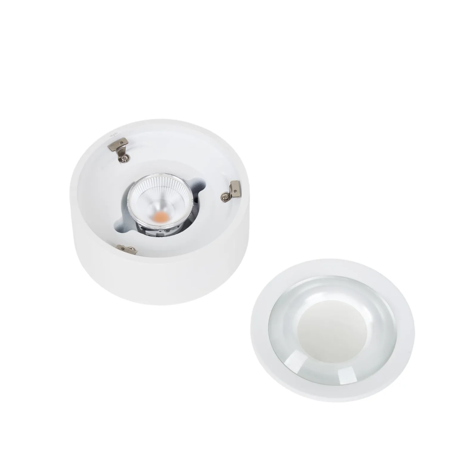 Arcchio Rotari LED-Deckenlampe, Linse, 1-fl. starr