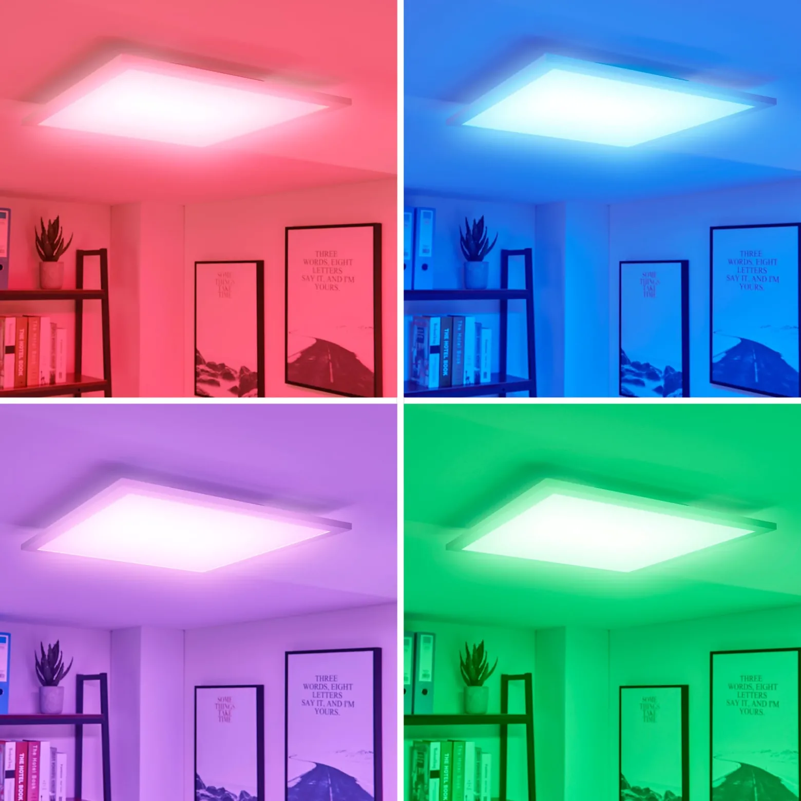 Arcchio Tinus LED-Panel, RGB, 45 cm x 45 cm