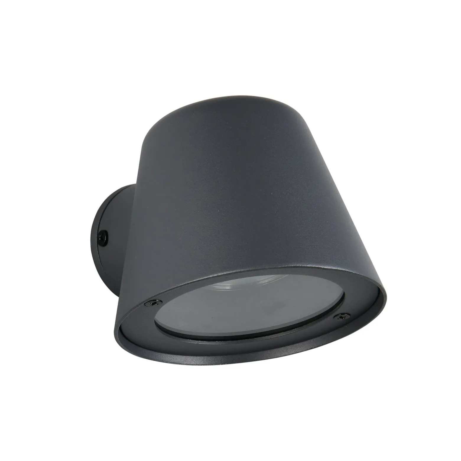 Außenwandlampe Beni, schwarz matt, Breite 11 cm, Metall