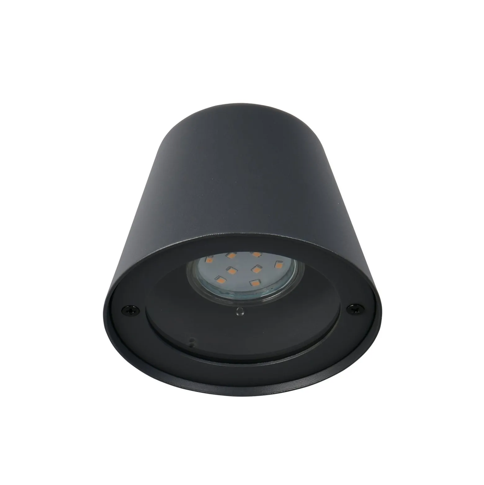 Außenwandlampe Beni, schwarz matt, Breite 11 cm, Metall