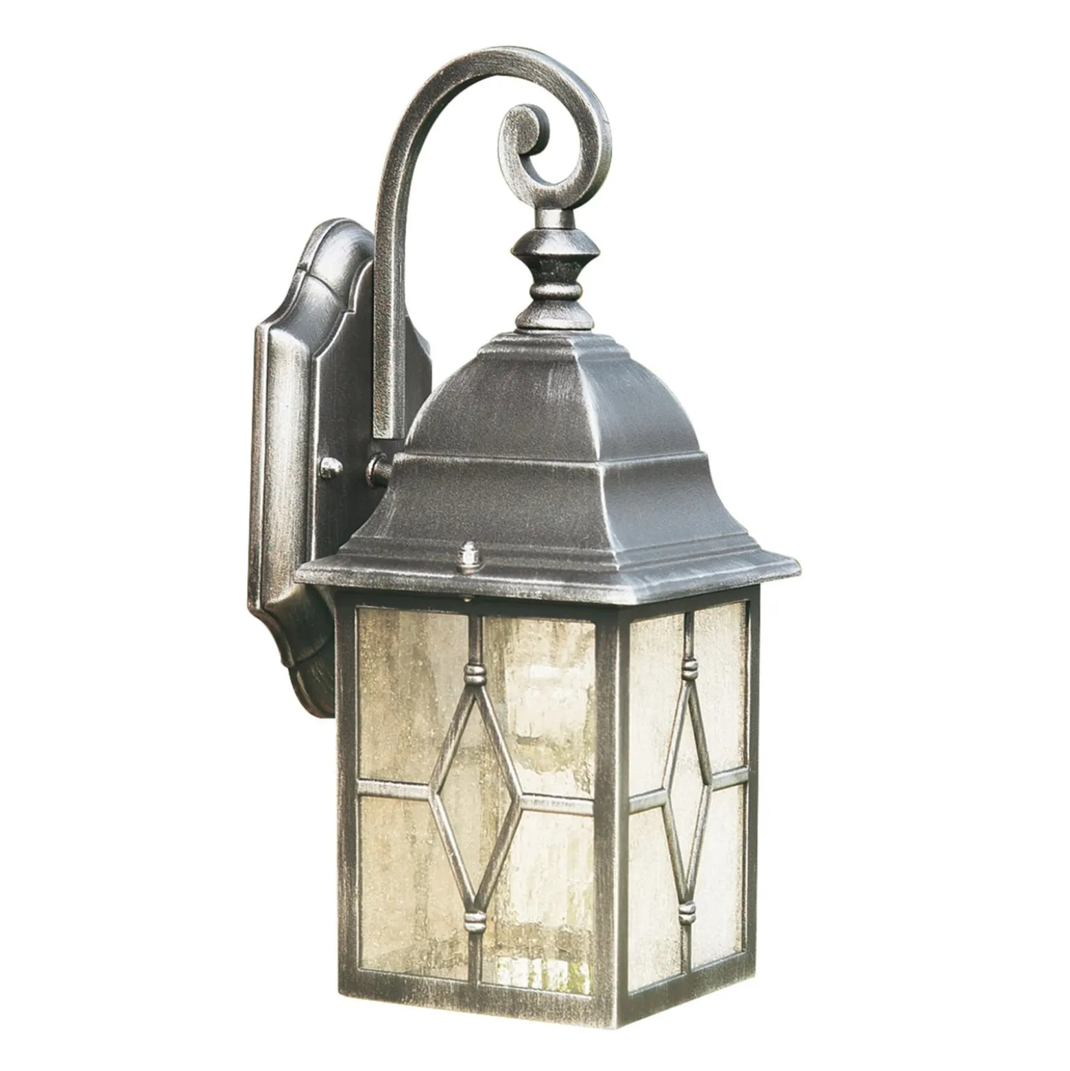 Außenwandlampe Genoa mit Bleiglas, IP23