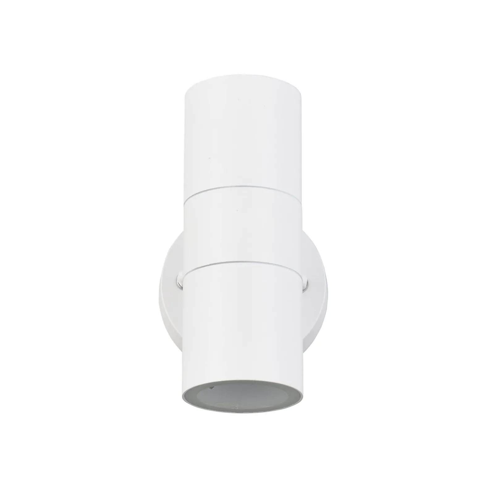 Außenwandlampe Turia, weiß matt, Höhe 16 cm, Metall