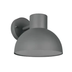Außenwandleuchte ELBE, anthrazit, Ø 20 cm, Metall, IP44