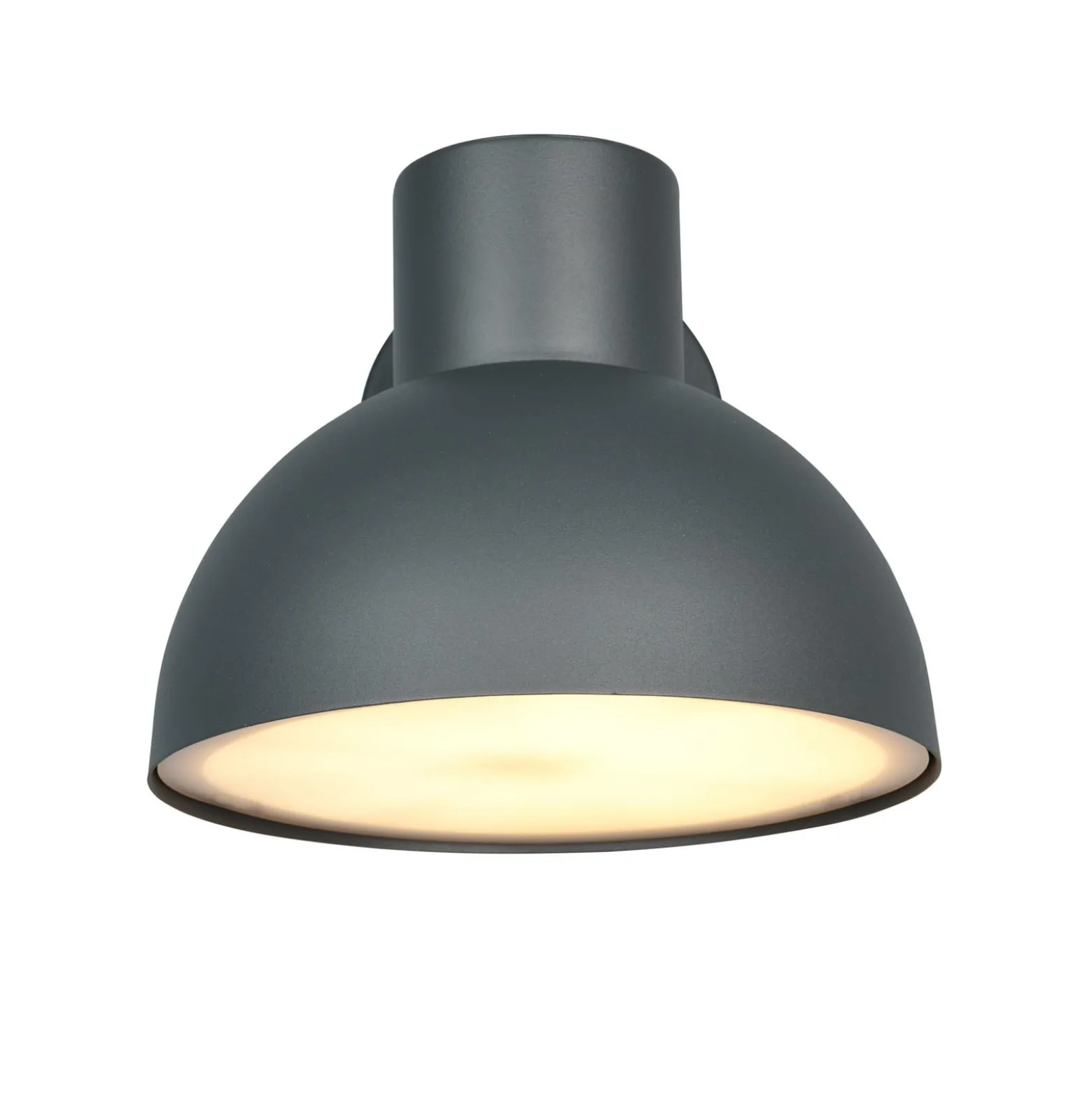 Außenwandleuchte ELBE, anthrazit, Ø 20 cm, Metall, IP44